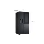 REFRIGERADORA LG SIDE BY SIDE DE 22.4P³ INSTAVIEW DOOR IN DOOR CRAFT ICE VS25XHWCB